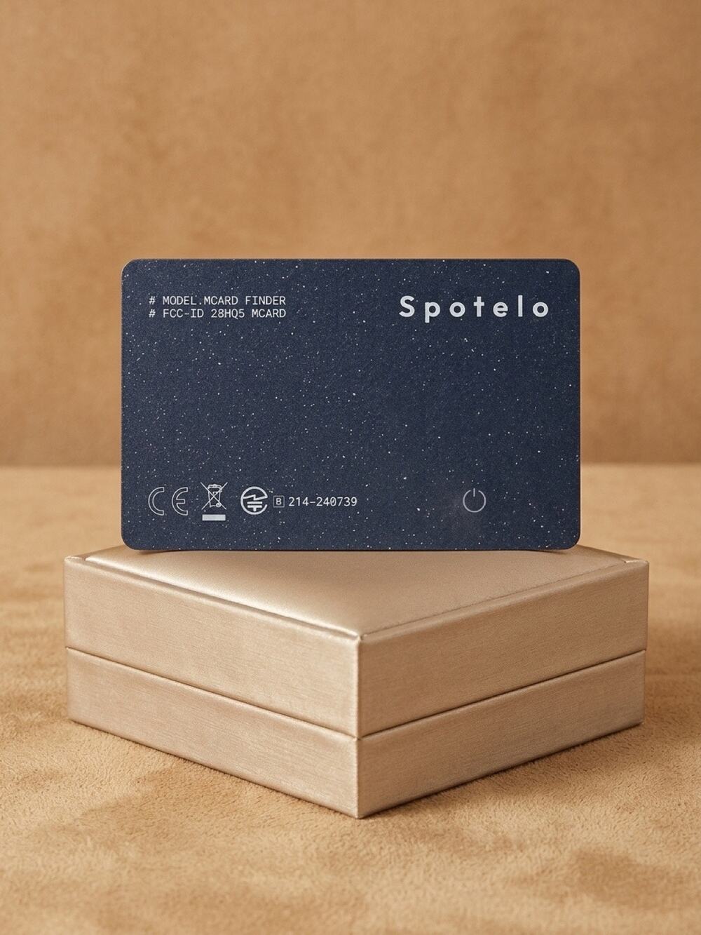 Spotelo Slim Wallet Tracker Card Apple Find My 5-Year Battery